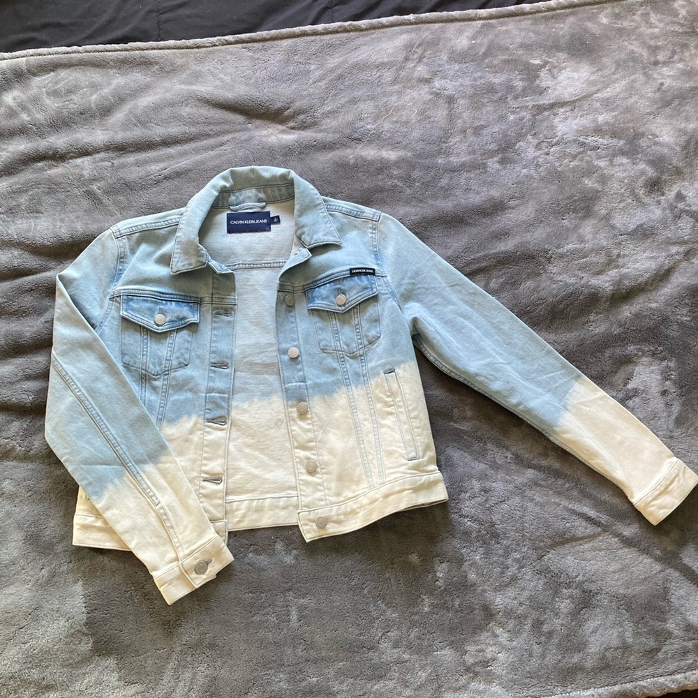 Calvin Klein ombré Jean jacket